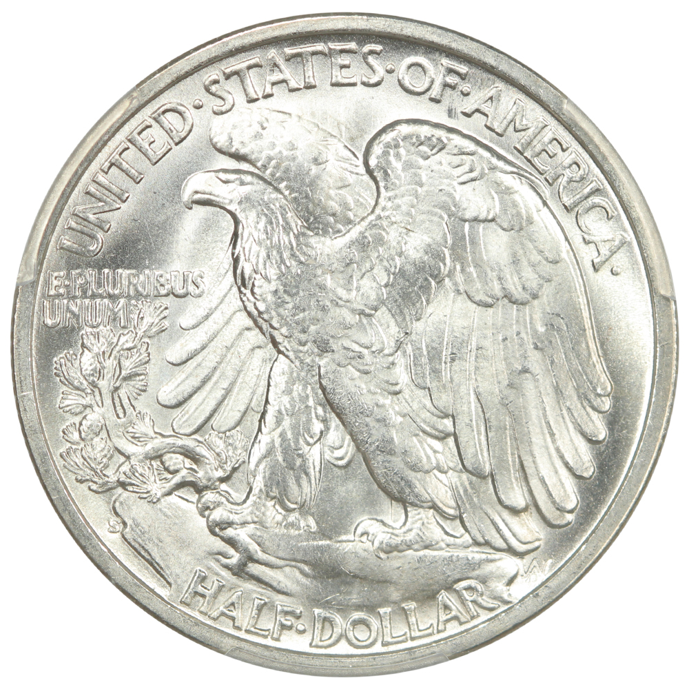image for: 1946-S 50c PCGS MS66