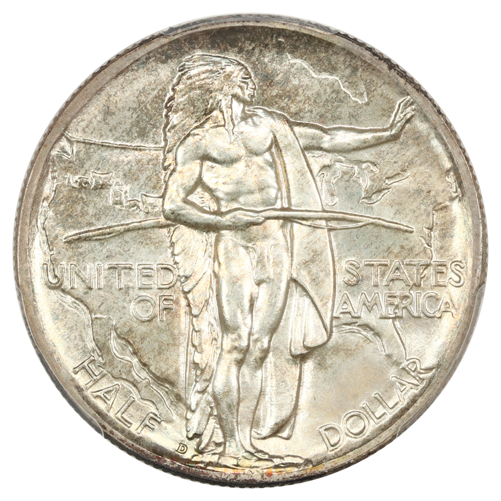 image for: 1939-D Oregon Trail 50c PCGS MS67