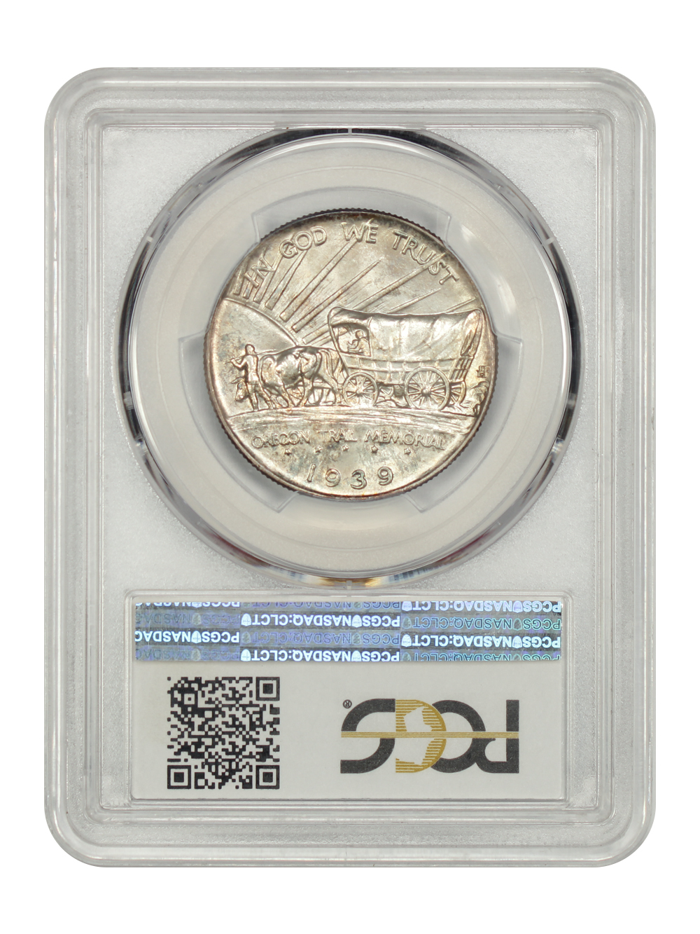 image for: 1939-D Oregon Trail 50c PCGS MS67