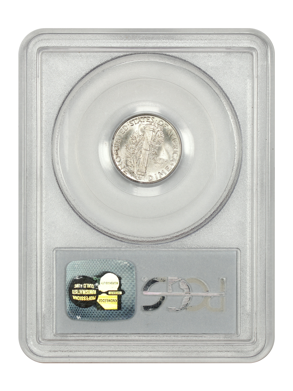 image for: 1929-D 10c PCGS MS65 FB