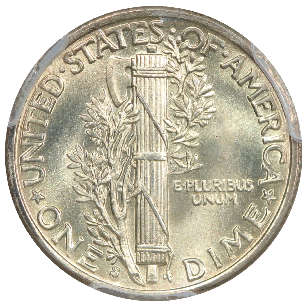 image for: 1938-S 10c PCGS MS67 FB