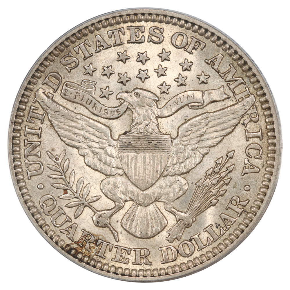 image for: 1914 25c PCGS AU58
