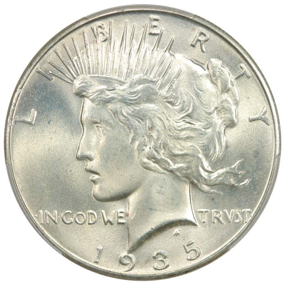 image for: 1935 $1  PCGS MS66