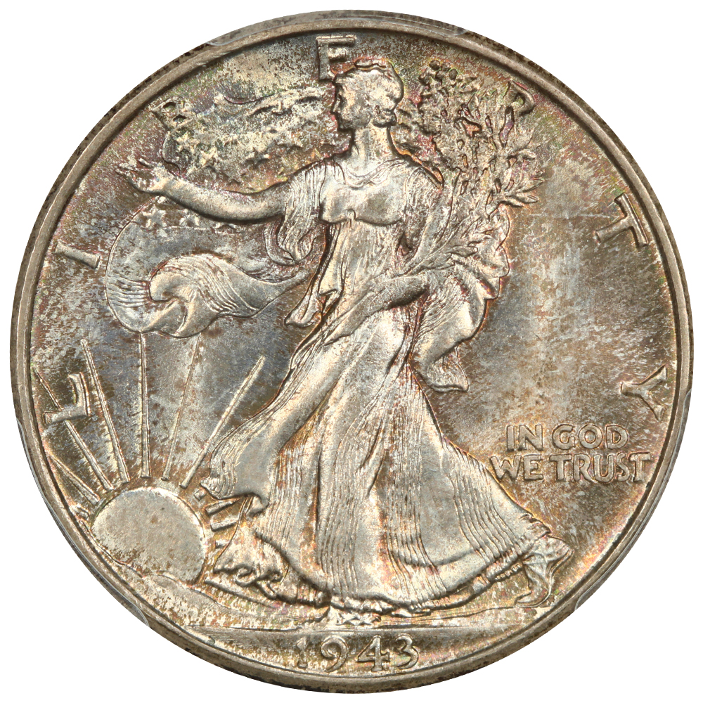 image for: 1943 50c PCGS MS66