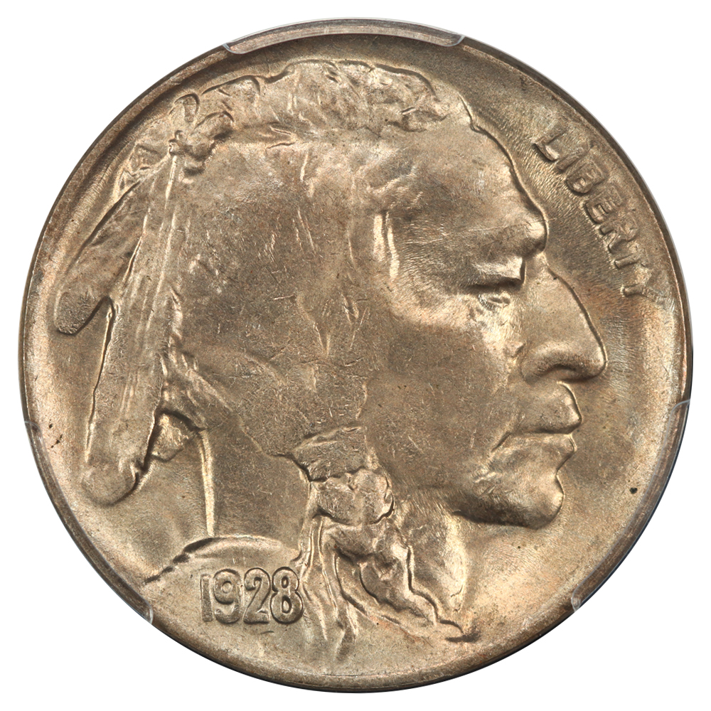 image for: 1928-D 5c PCGS MS64