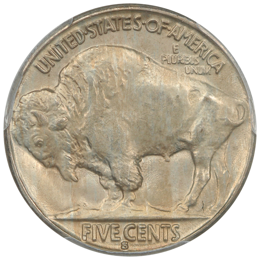 image for: 1935-S 5c PCGS MS65