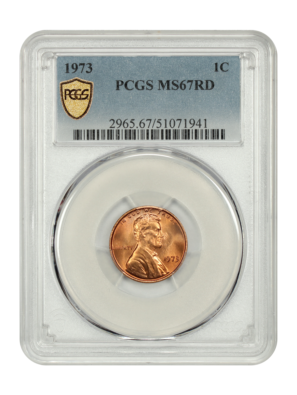 image for: 1973 1c PCGS MS67 RD