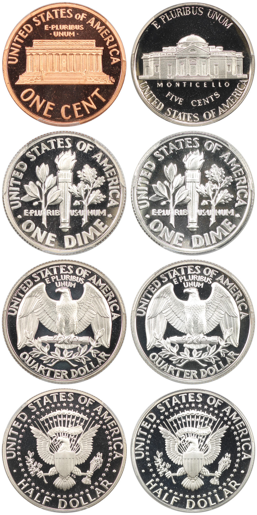 image for: 1994-S 1c PCGS PR70 RD DCAM