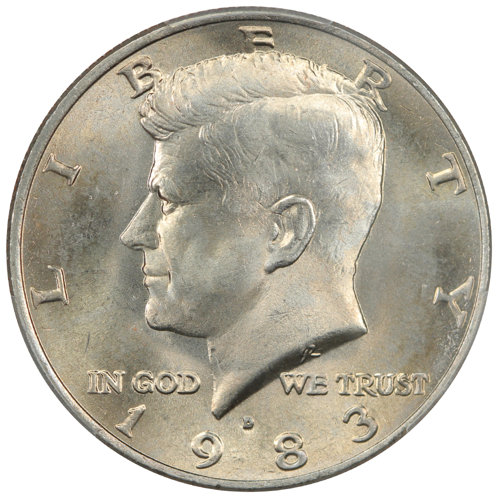 image for: 1983-D 50c PCGS MS67