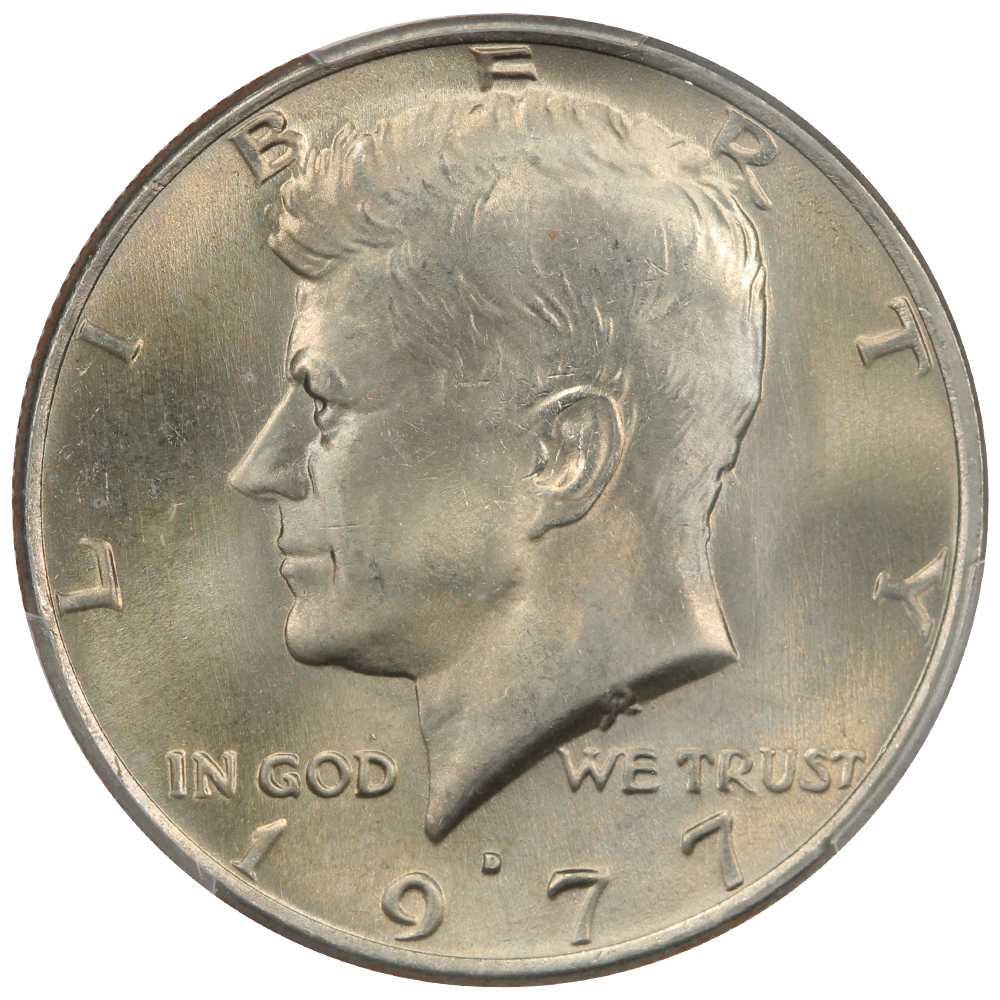image for: 1977-D 50c PCGS MS67