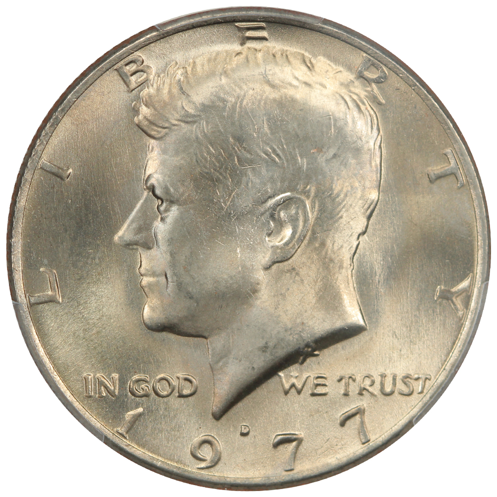 image for: 1977-D 50c PCGS MS67