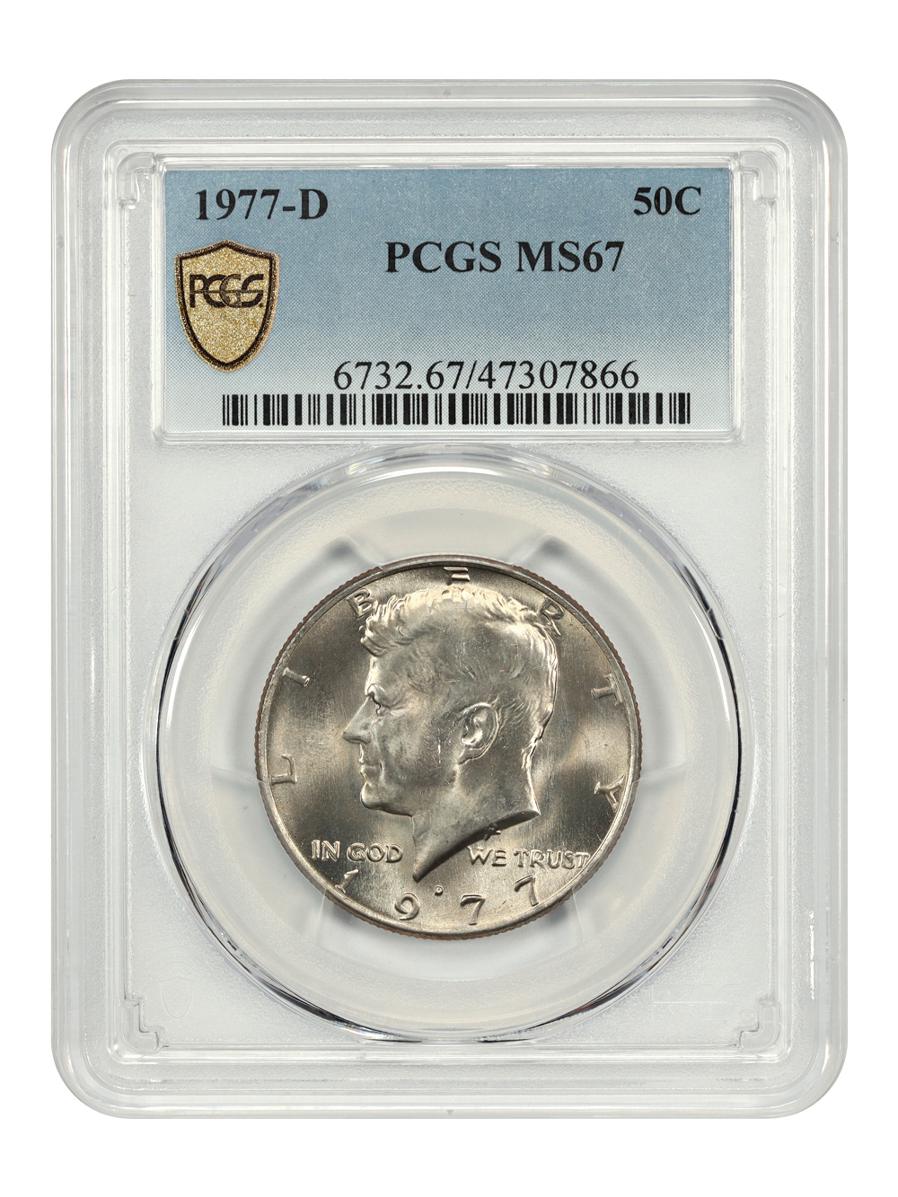 image for: 1977-D 50c PCGS MS67