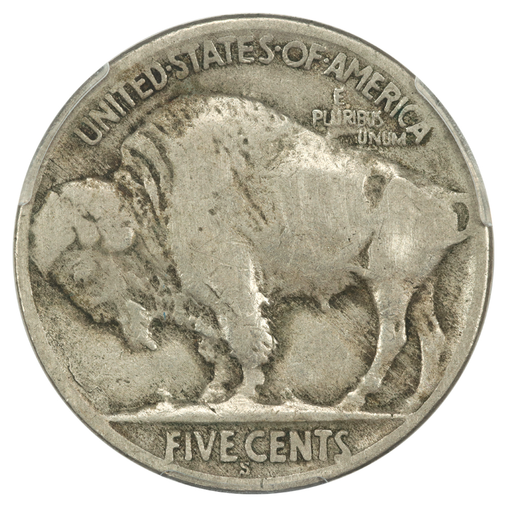 image for: 1924-S 5c PCGS F15