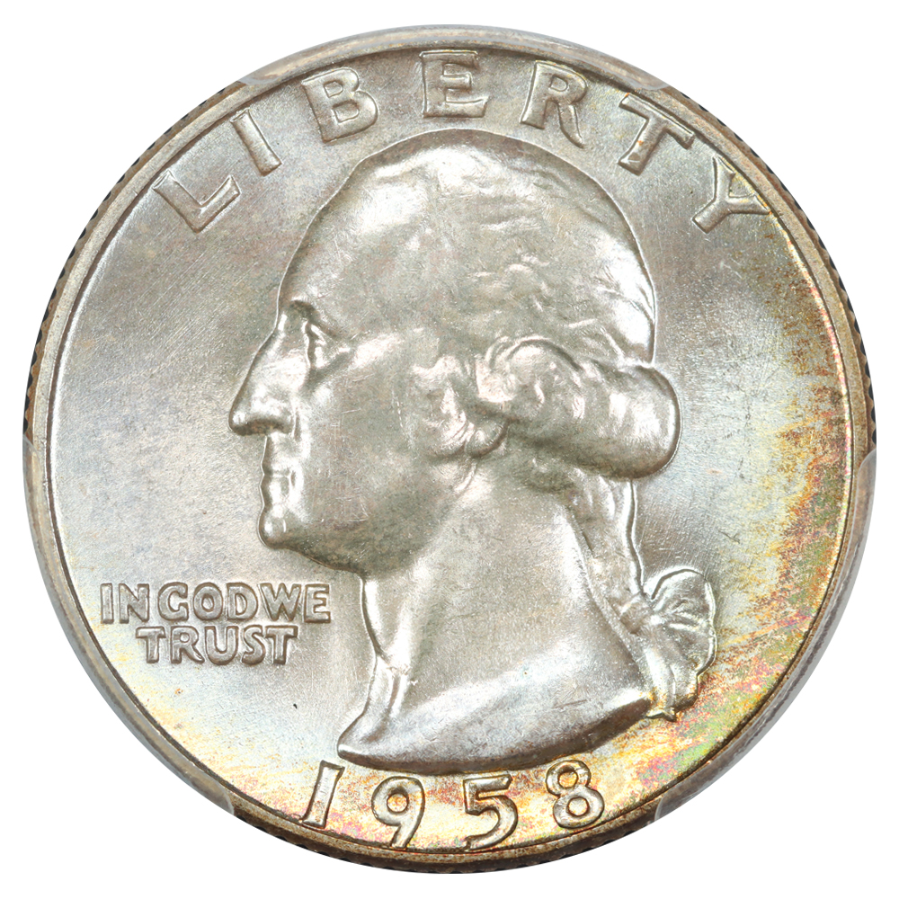 image for: 1958-D 25c PCGS MS67