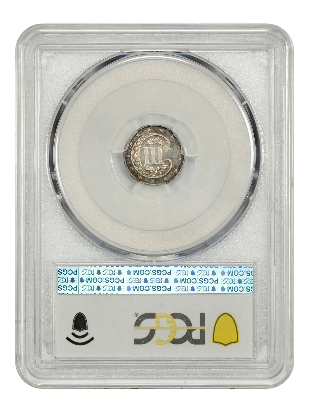 image for: 1868 3cS PCGS PR63