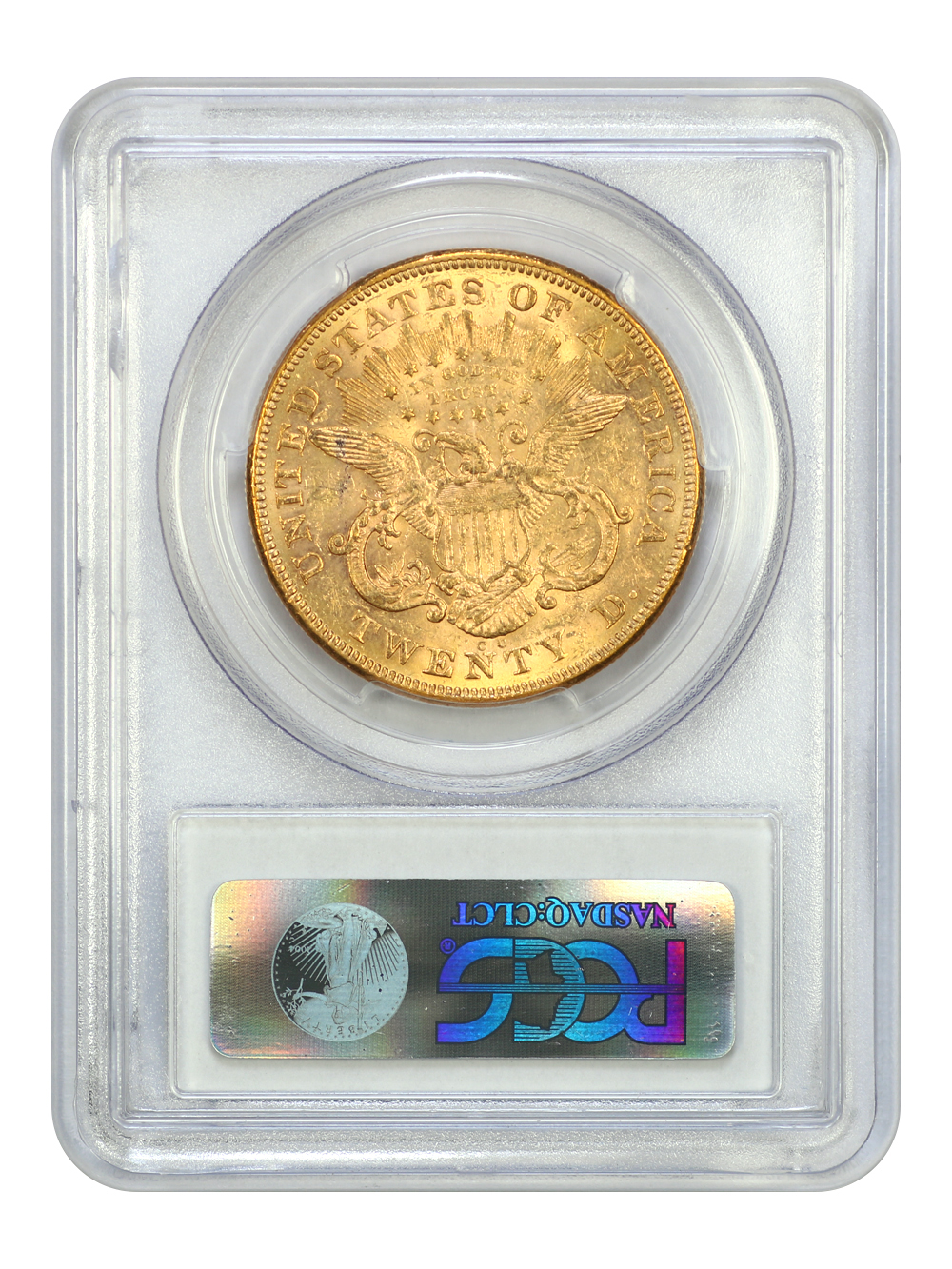 image for: 1876-CC $20  PCGS AU58