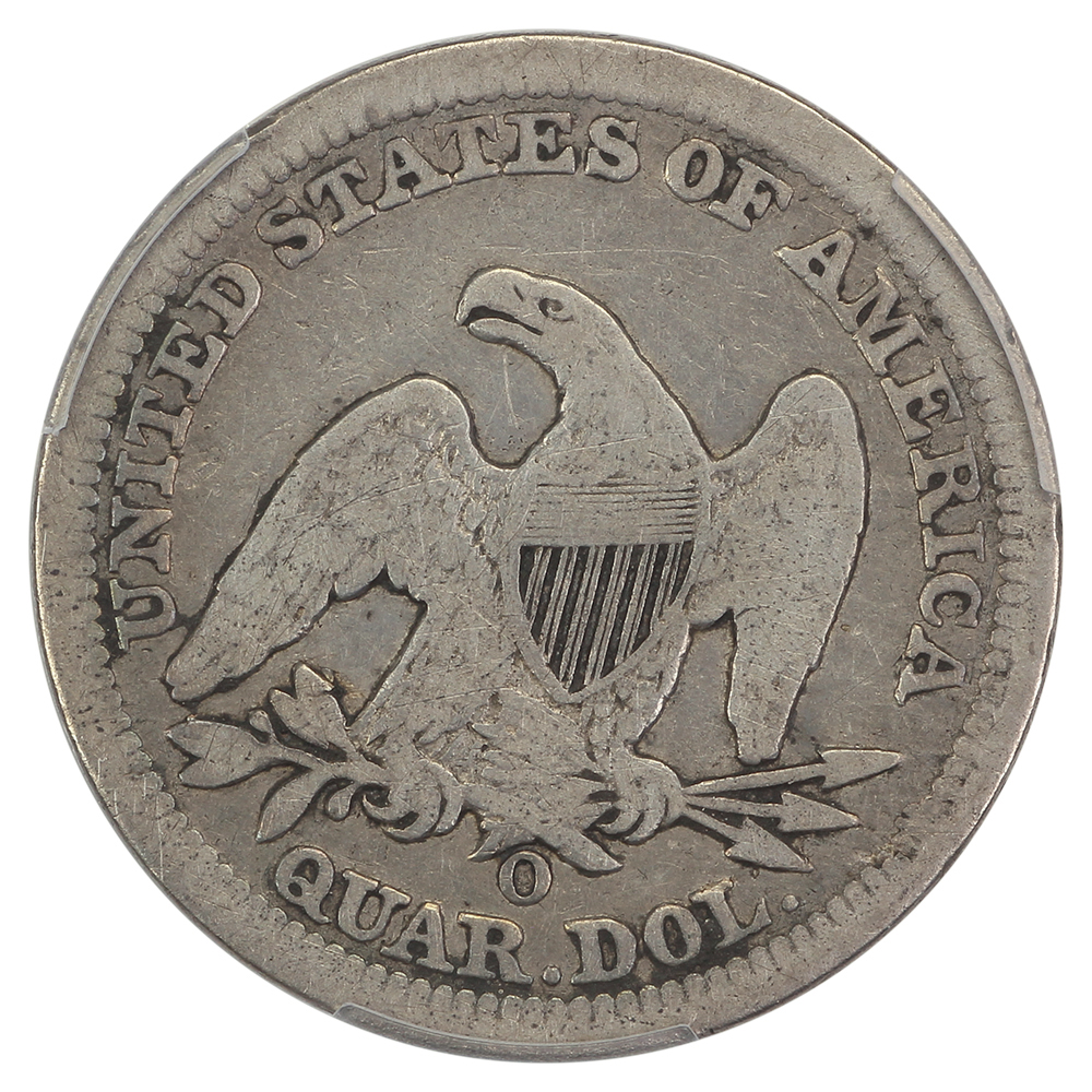 image for: 1851-O 25c PCGS F12