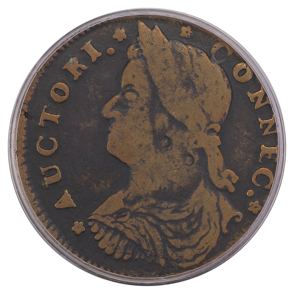 image for: 1787 Connecticut, Draped Bust Left Copper PCGS VF20 BN