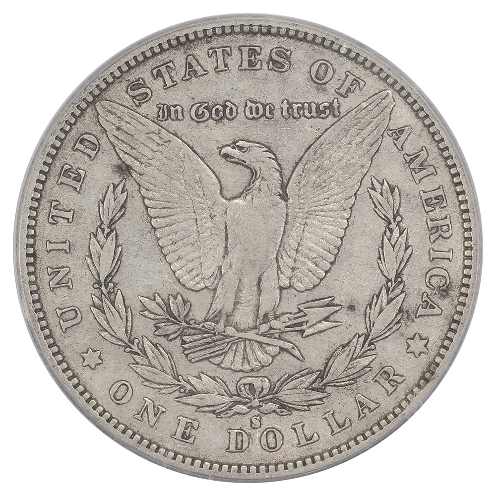 image for: 1892-S $1 PCGS VF30