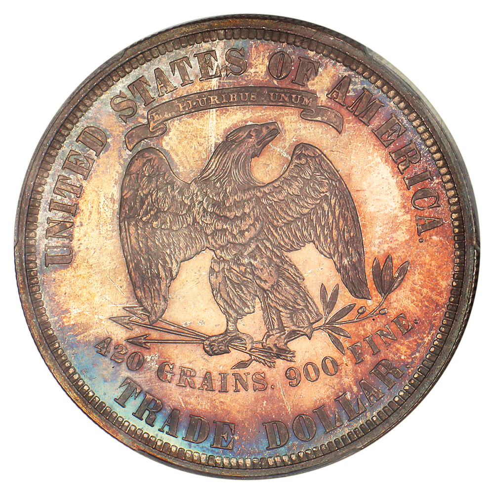 image for: 1876 Trade$ PCGS PR65