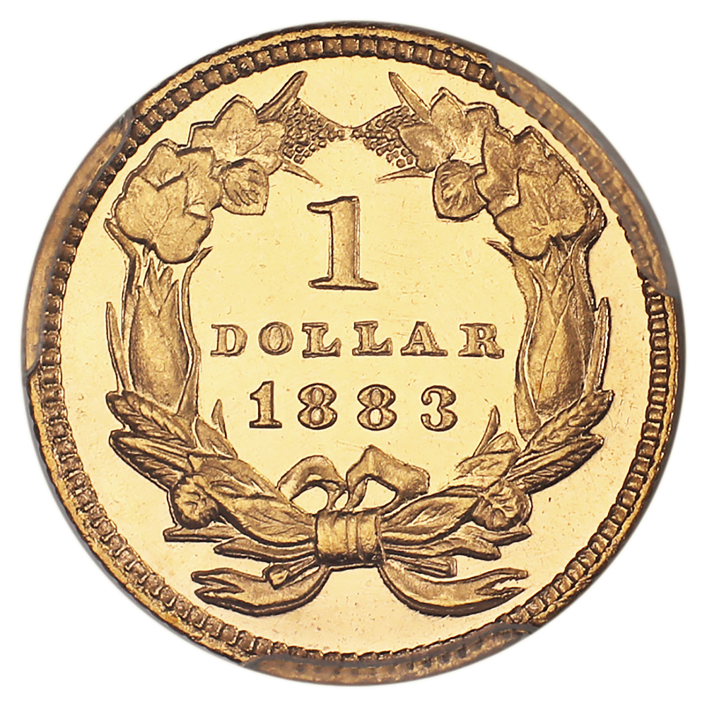 image for: 1883 G$1 PCGS PR65 CAM