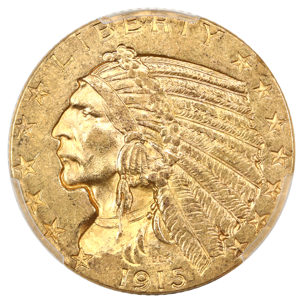 image for: 1915 $5  PCGS MS63