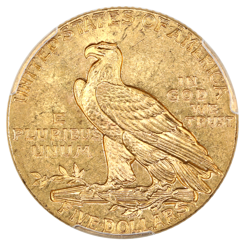 image for: 1915 $5  PCGS MS63