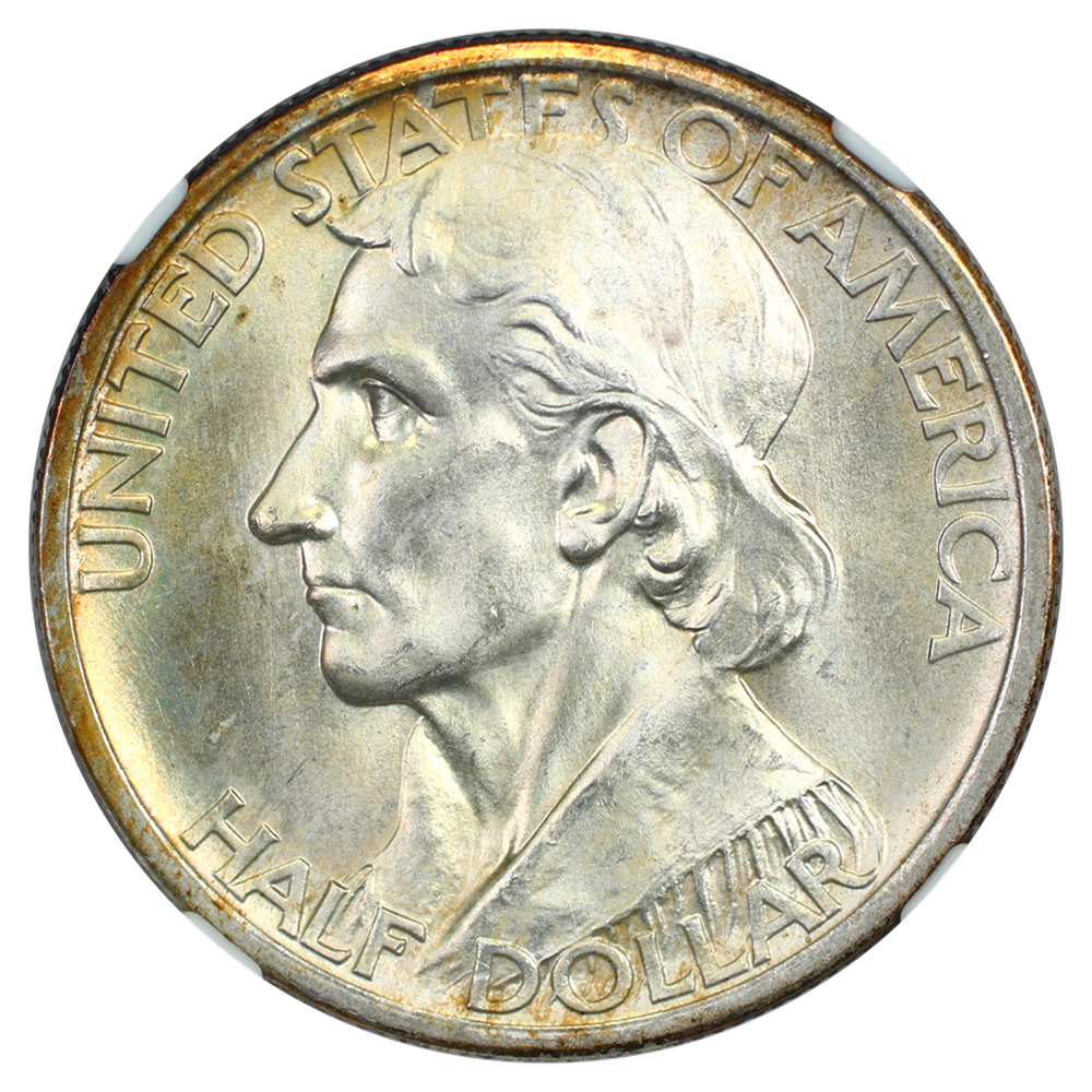 image for: 1935-S Boone 50c NGC MS67