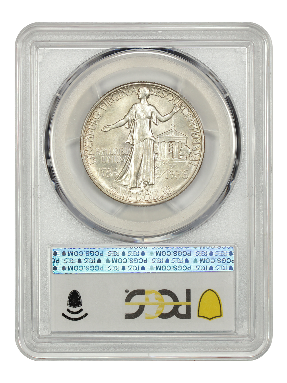 image for: 1936 Lynchburg 50c PCGS MS66