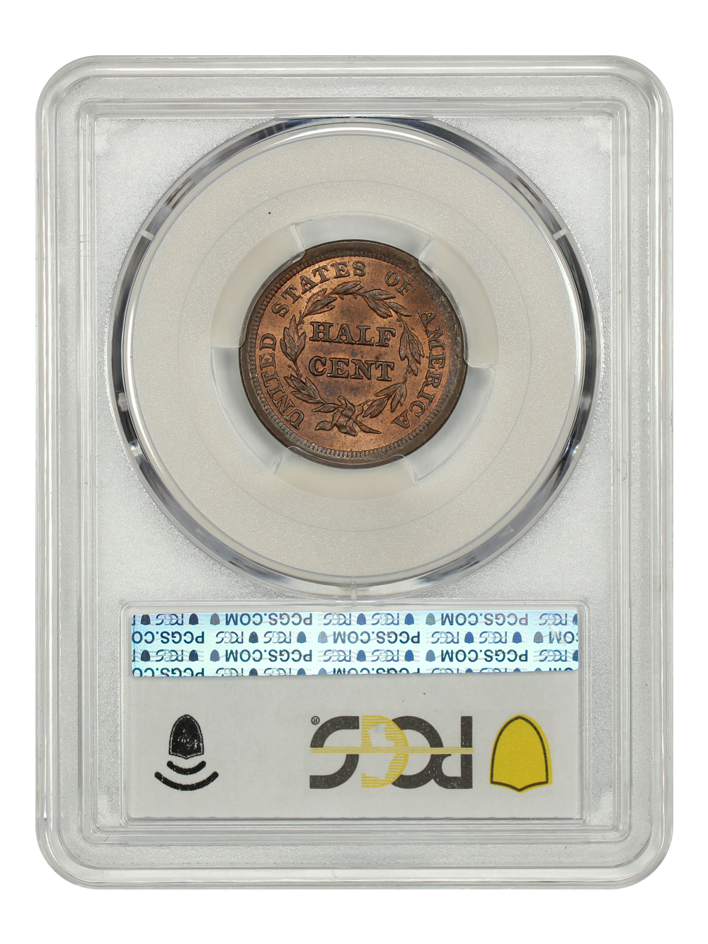 image for: 1855 1/2c PCGS MS65 BN