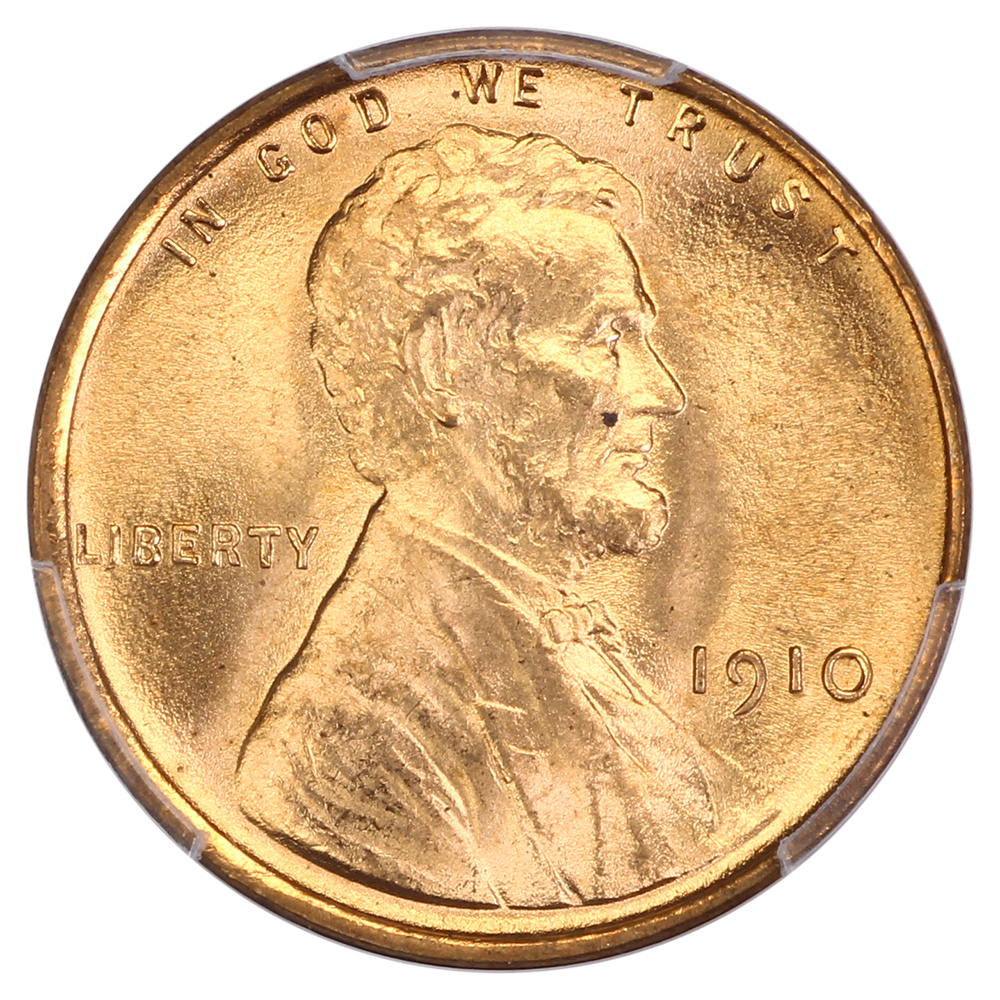 image for: 1910 1c PCGS MS66 RD