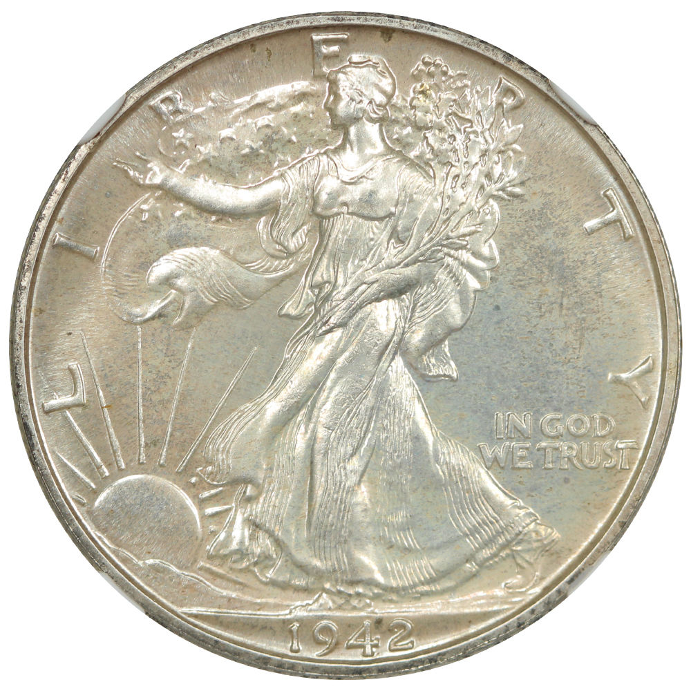 image for: 1942 50c NGC PR67