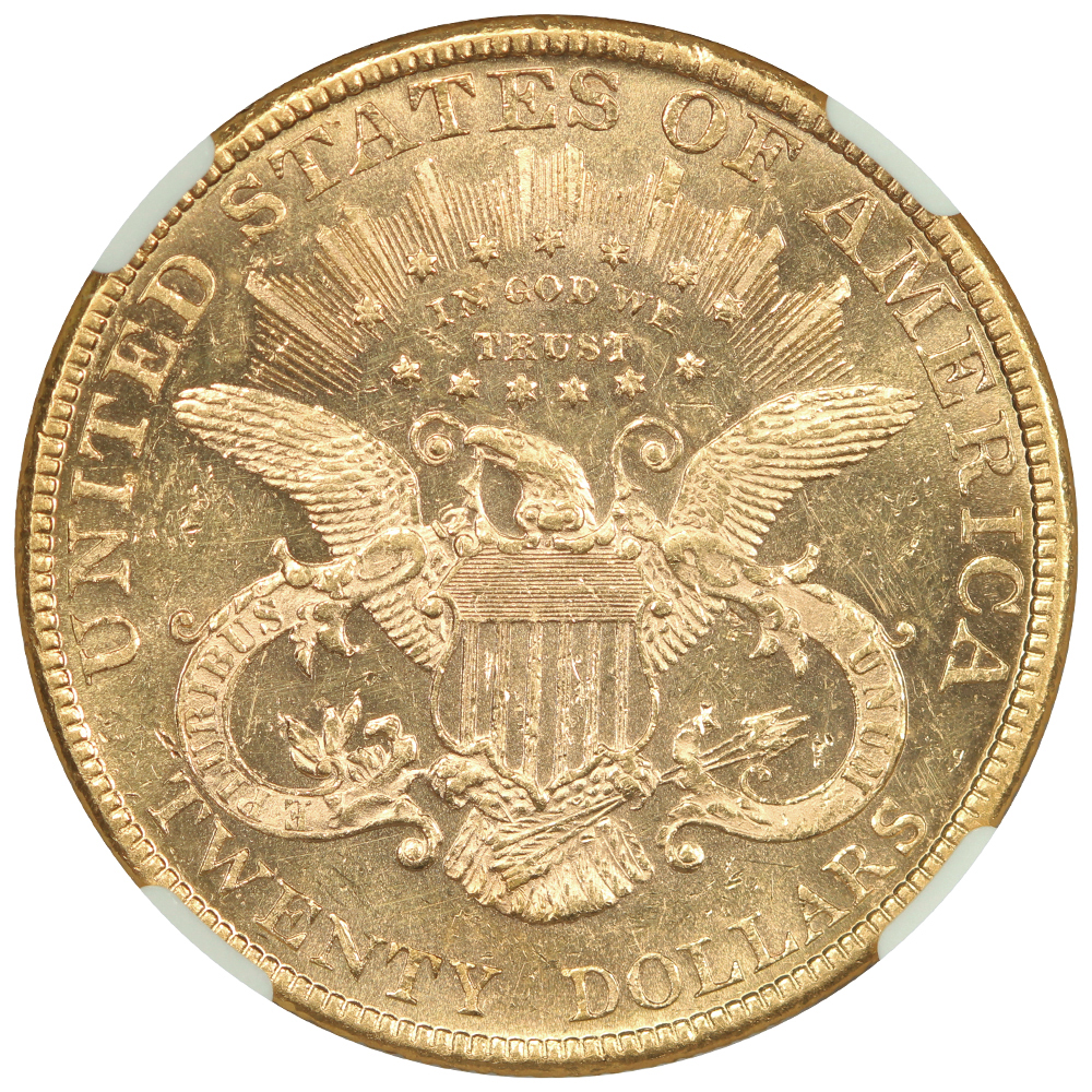 image for: 1881 $20  NGC MS60