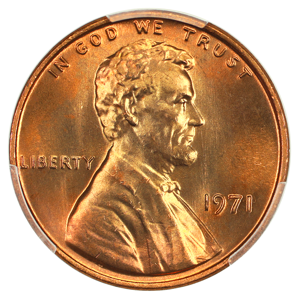 image for: 1971 1c PCGS MS67 RD