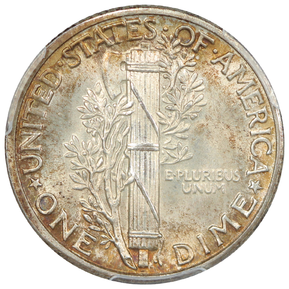 image for: 1938 10c PCGS MS68 FB