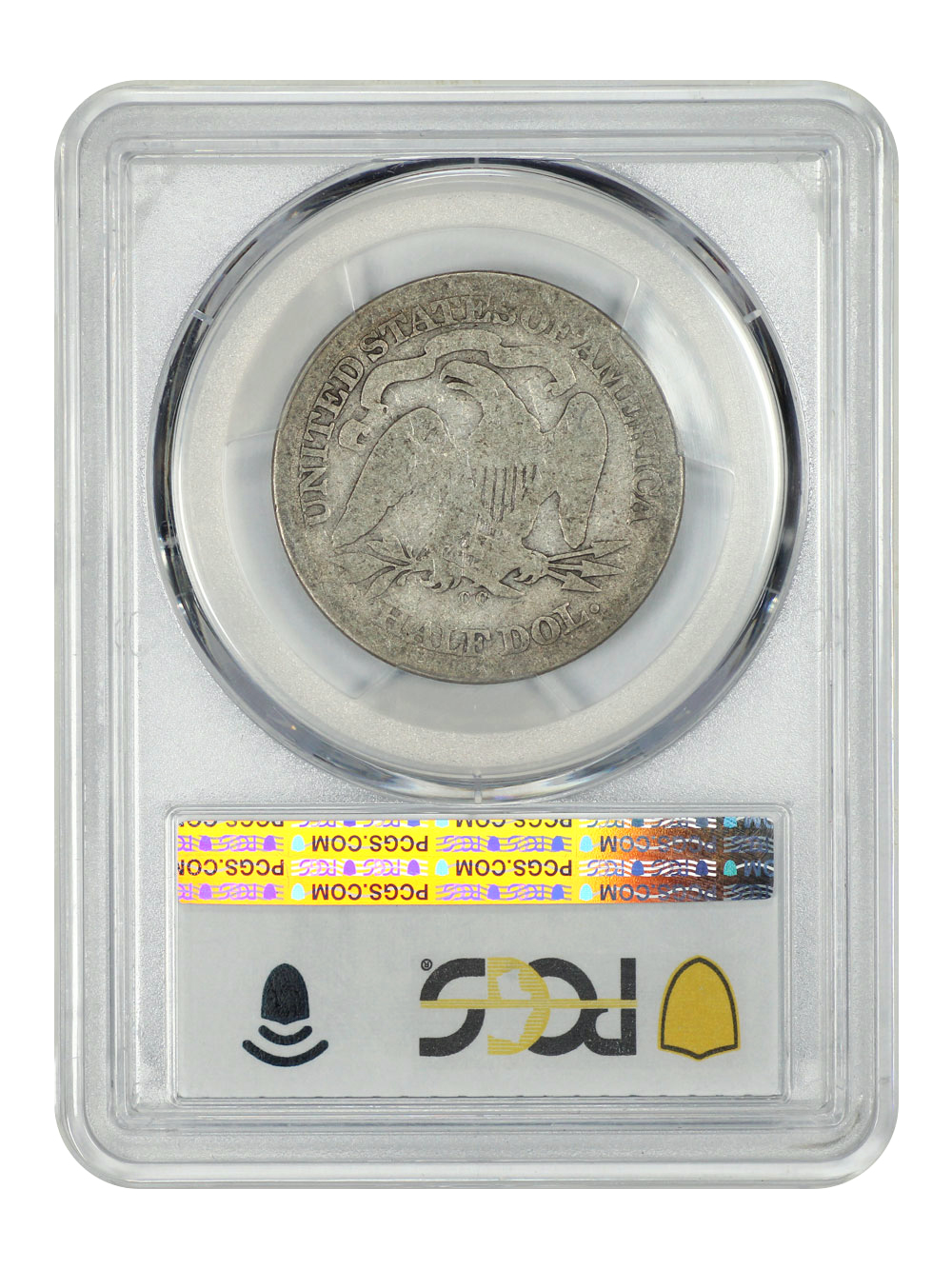 image for: 1872-CC 50c PCGS AG2