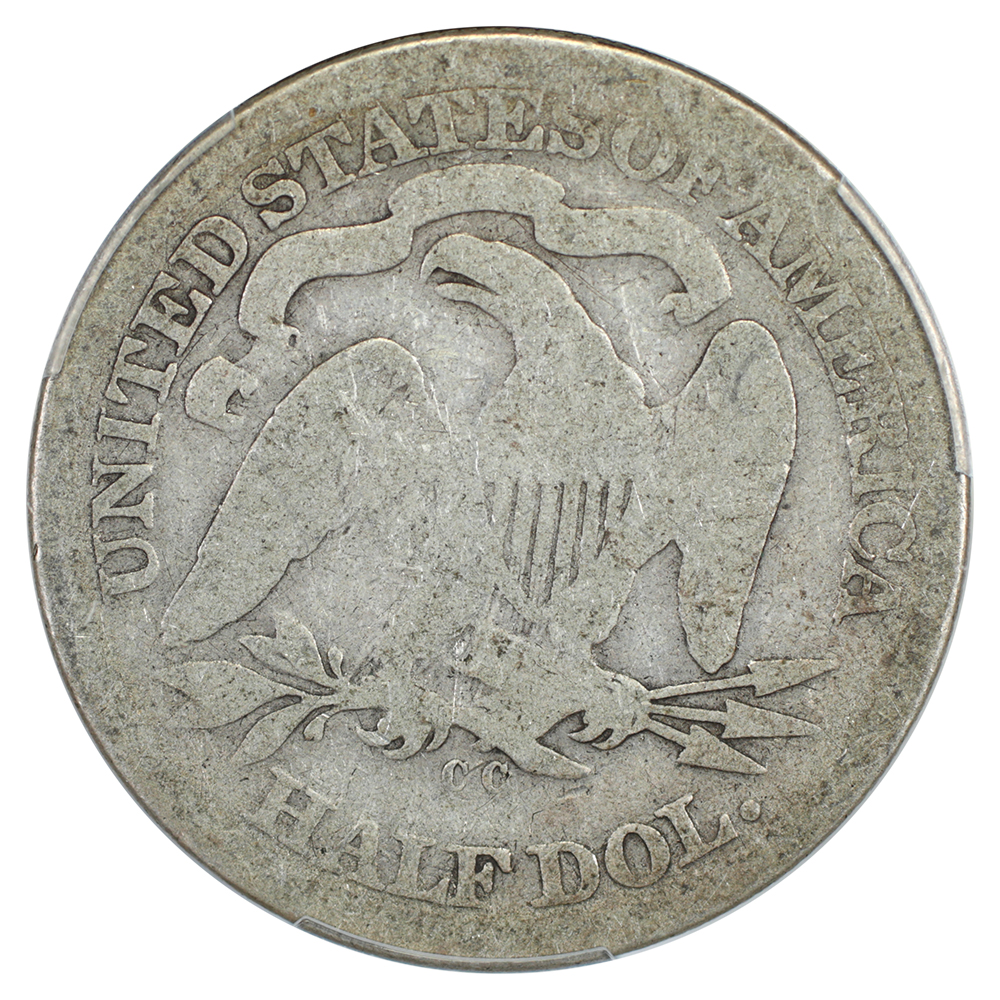 image for: 1872-CC 50c PCGS AG2