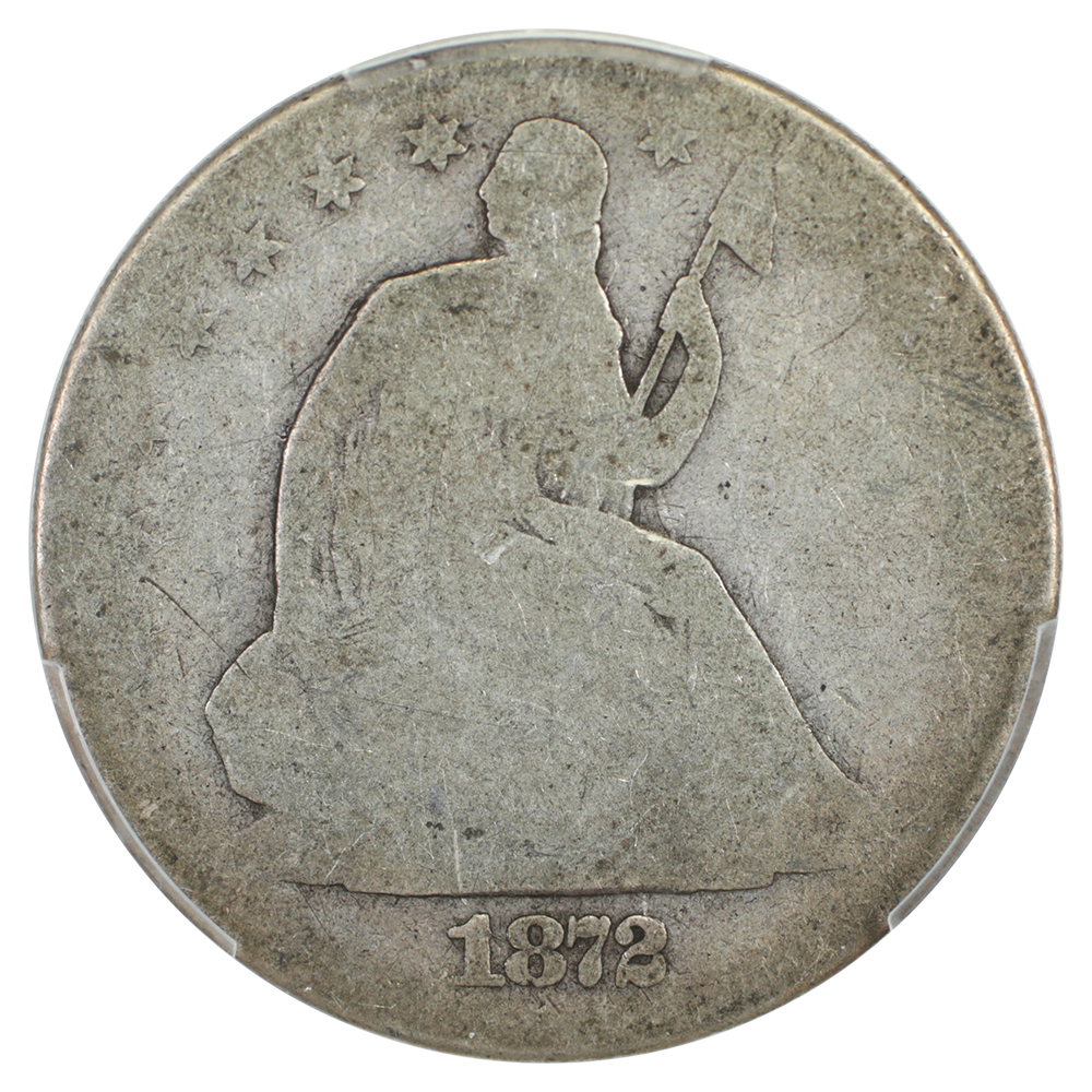 image for: 1872-CC 50c PCGS AG2