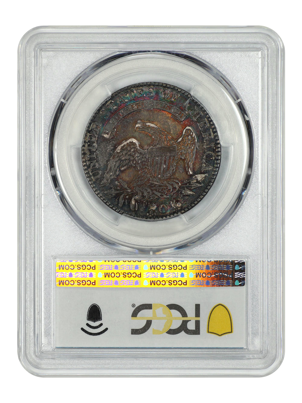 image for: 1818 50c PCGS AU50