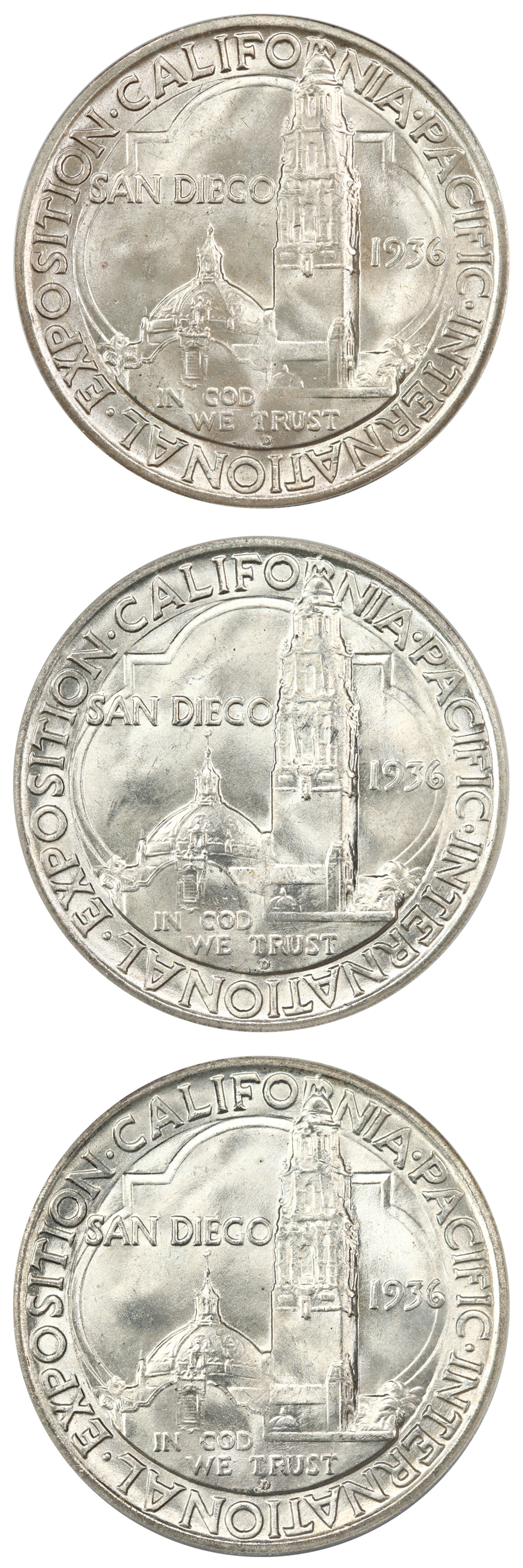 image for: 1936-D San Diego Expo 50c PCGS MS65