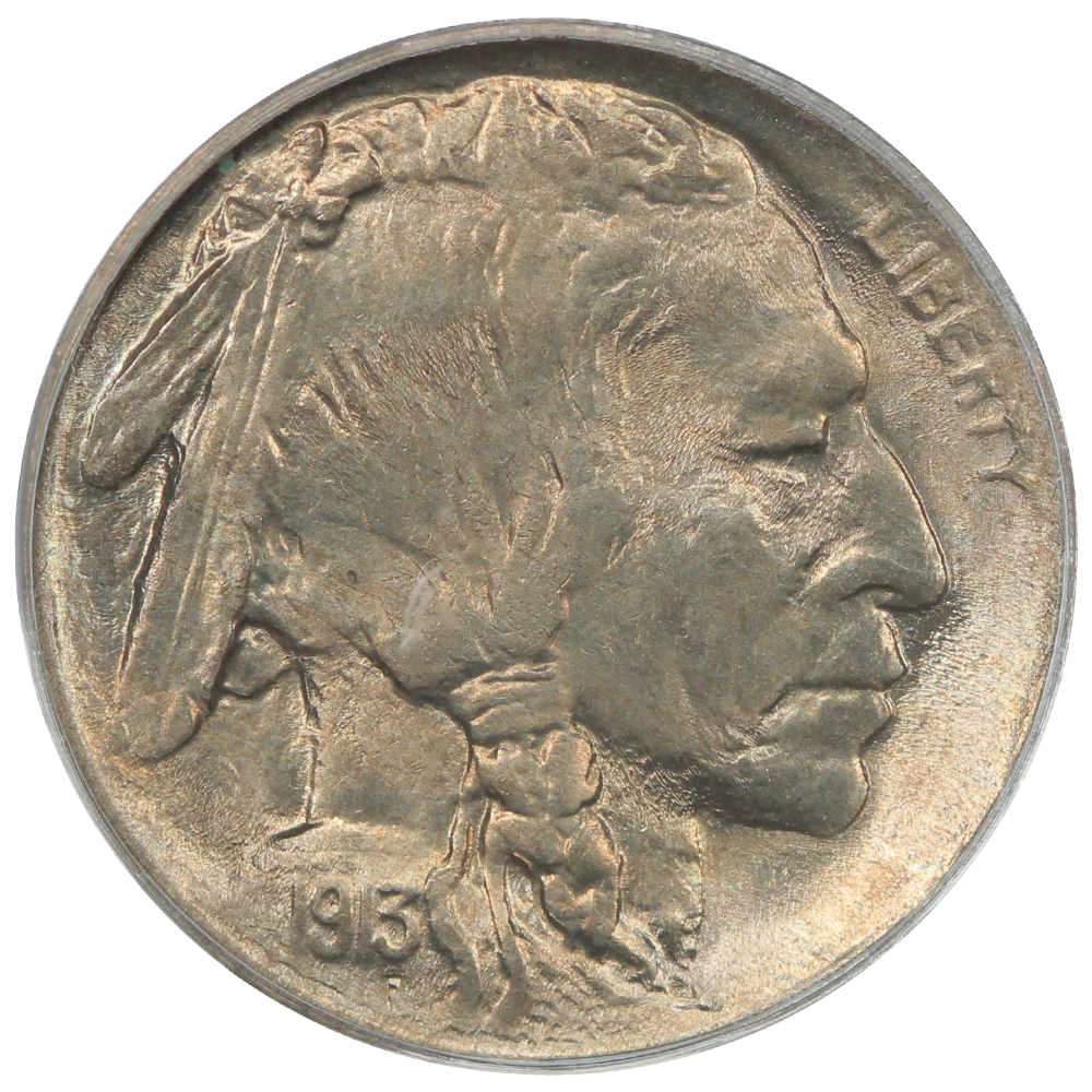 image for: 1913 Buffalo, Type 1 5c PCGS MS67