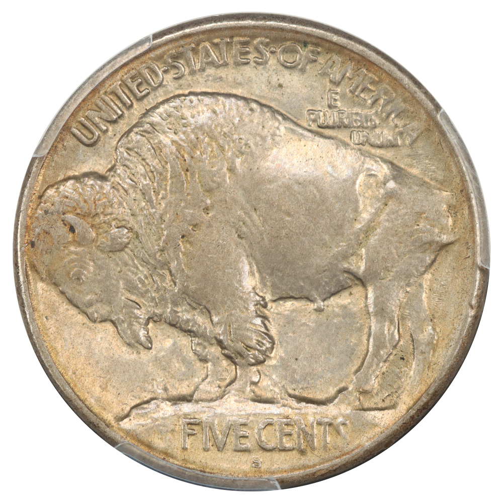 image for: 1913-S Buffalo, Type 1 5c PCGS MS63