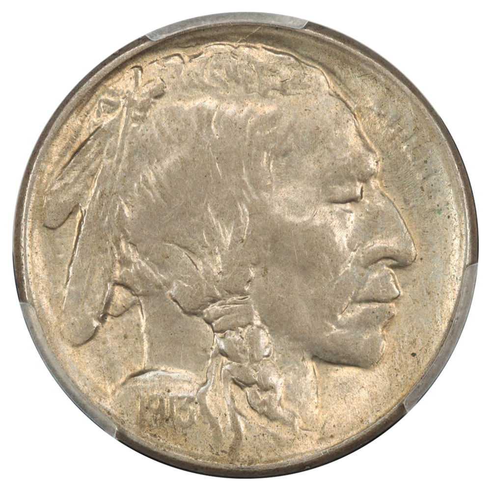 image for: 1913-S Buffalo, Type 1 5c PCGS MS63
