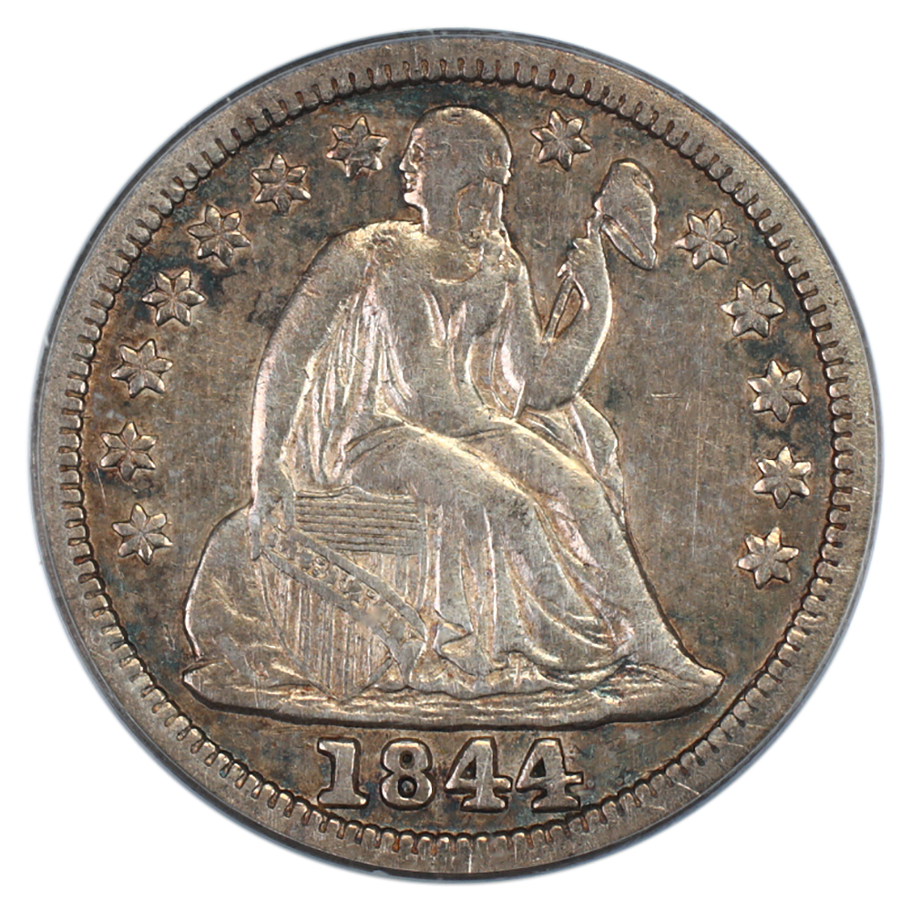 image for: 1844 10c PCGS VF35