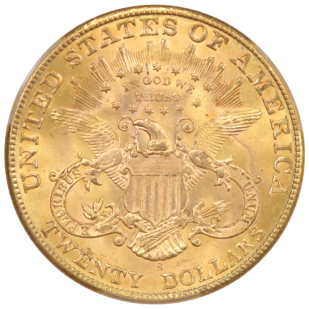 image for: 1903-S $20  PCGS MS65