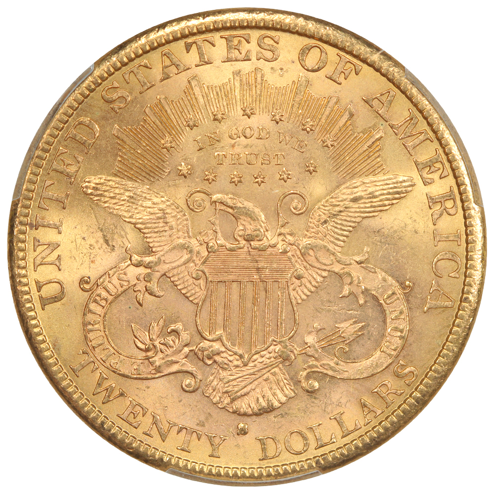 image for: 1883-S $20  PCGS MS63