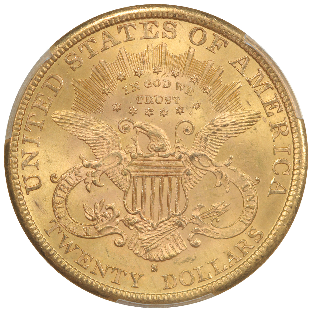 image for: 1884-S $20  PCGS MS64