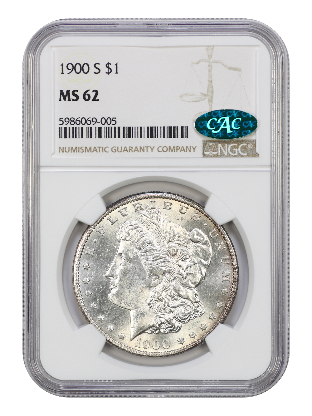 Buy 1900-S $1 NGC MS62 | Greysheet Marketplace