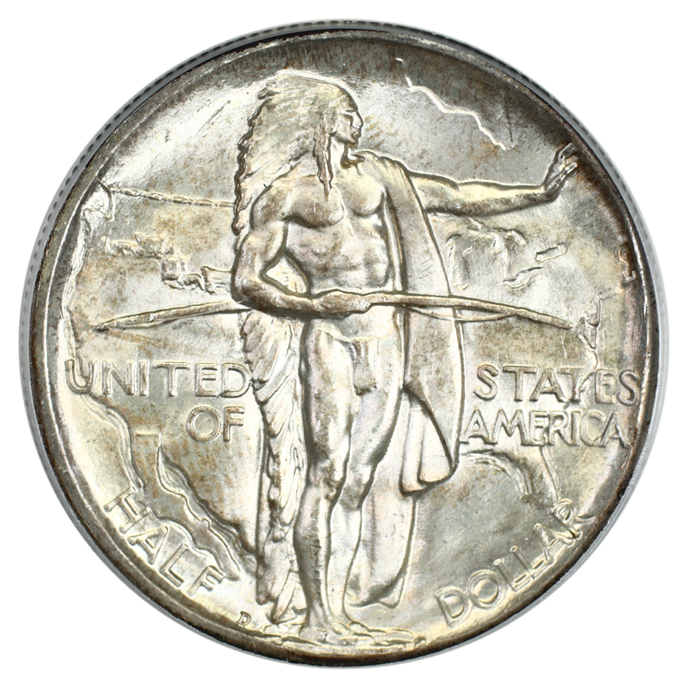 image for: 1934-D Oregon Trail 50c PCGS MS66
