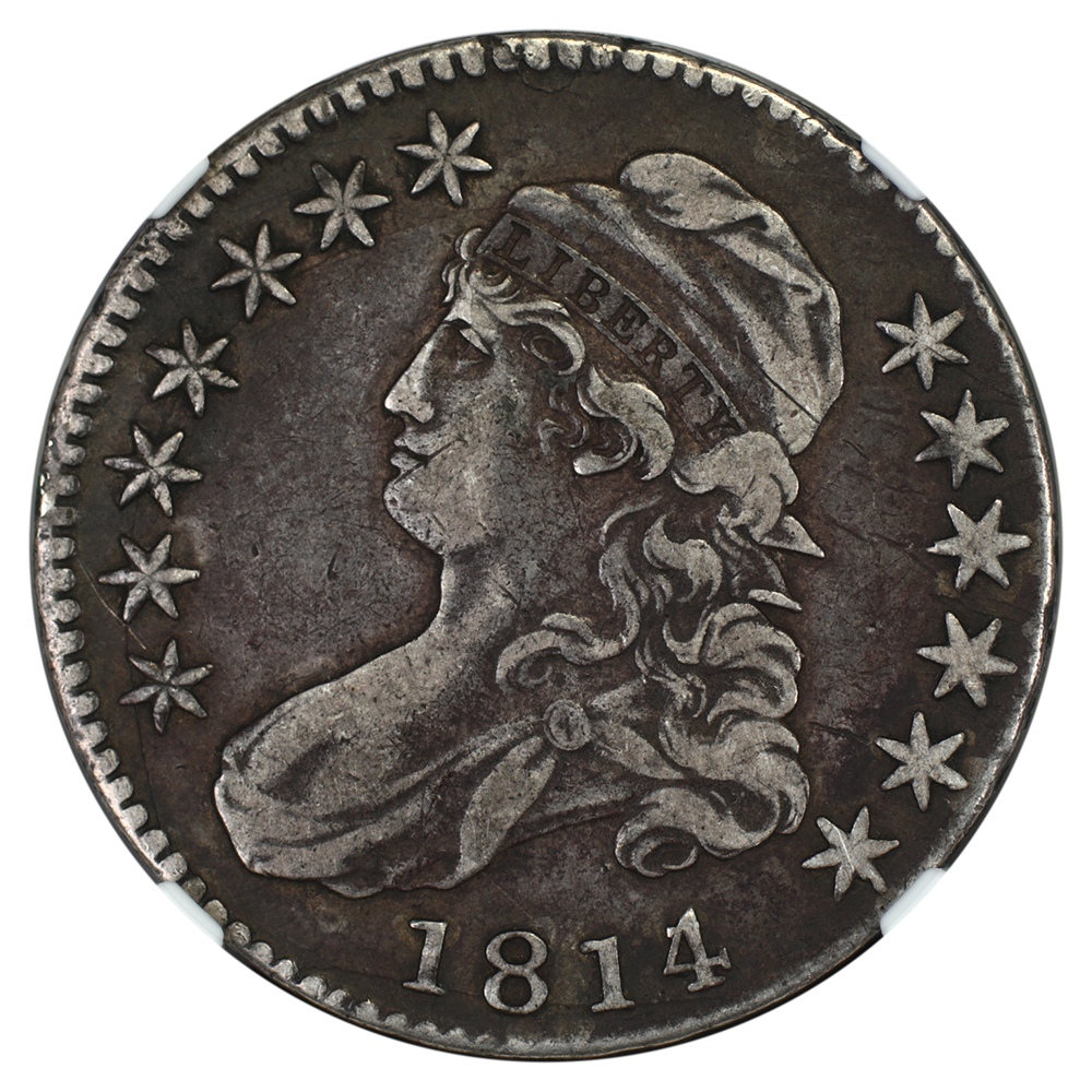 image for: 1814/3 50c NGC VF25